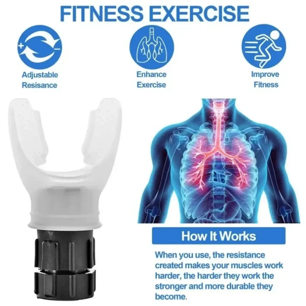 Portable Breathing Exerciser – Lung Strength Trainer