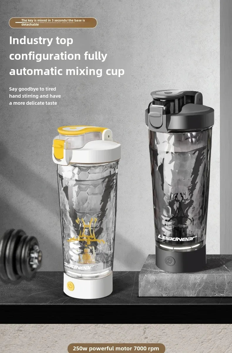 Premium Electric Protein Shaker – USB Rechargeable Mixer