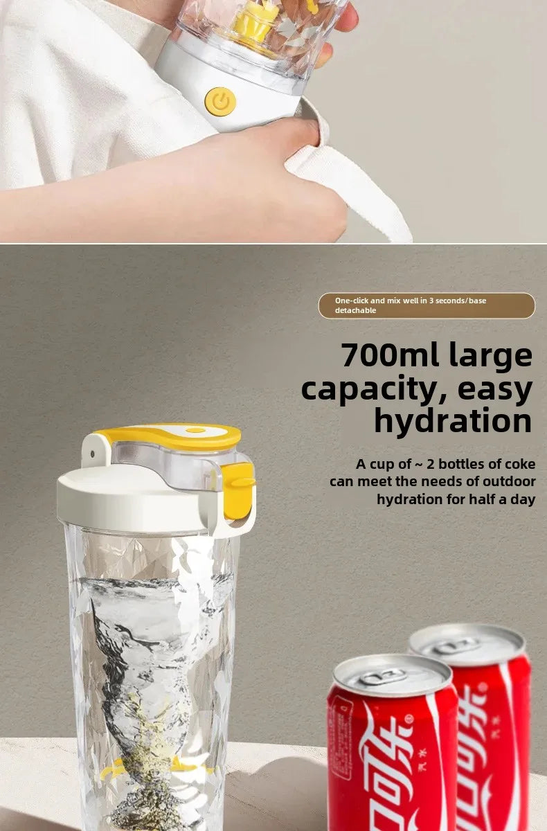Premium Electric Protein Shaker – USB Rechargeable Mixer