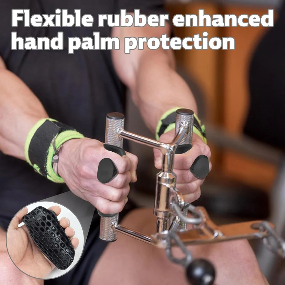 Anti-Slip Gym Grips – Weightlifting Hand Protectors