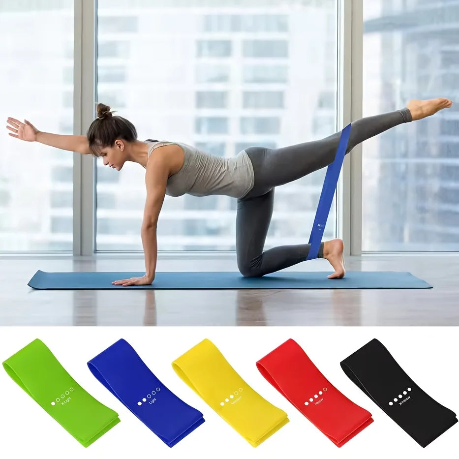Resistance Bands 5 Levels Set for Home Workout & Fitness