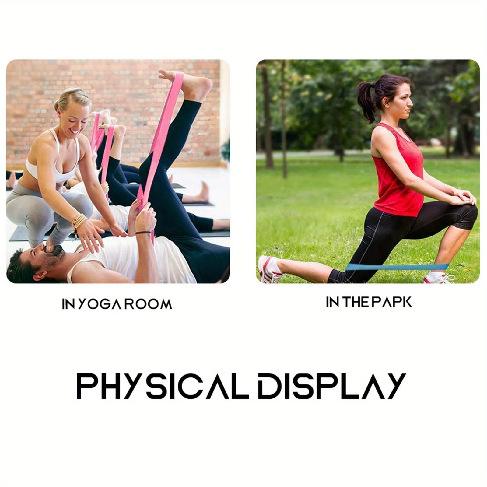 Resistance Bands 5 Levels Set for Home Workout & Fitness