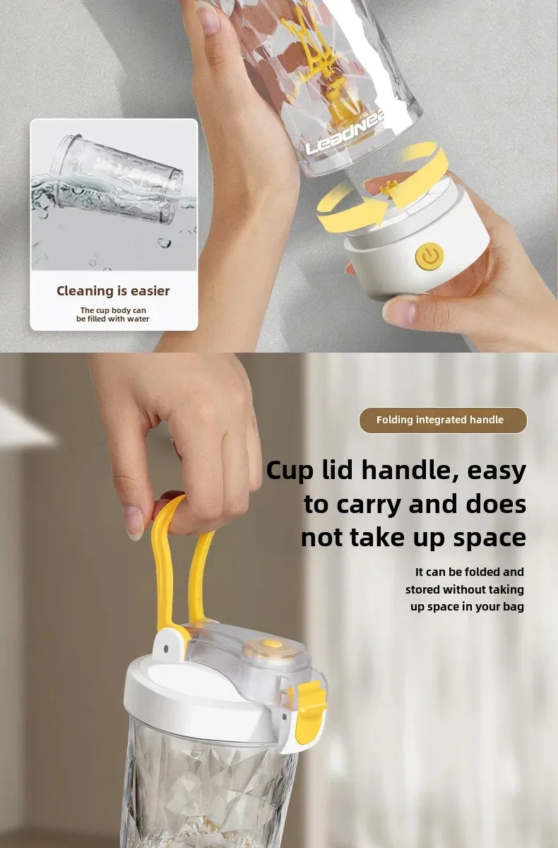 Premium Electric Protein Shaker – USB Rechargeable Mixer